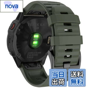 �y���������z26mm �V���R���E�H�b�`�o���h �ւ��x���g �͂ɓK�� GARMIN(�K�[�~��)Fenix 7X / Fenix 6X / Fenix 5X / Enduro 2 / epix Pro 51mm / D2 Delta PX�p ���� �x���g �N�C�b�N�����[�X�u�����t�� �K�[�~�� In
