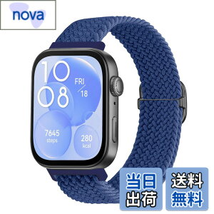 �y���������z[KeeFos] �o���h Huawei(�t�@�[�E�F�C) Watch Fit 5 Pro/5/4 Pro/Fit 4/Fit 3 �Ή� �����o���h �i�C�����f�� �ւ��x���g �݊��� �L�k�� �T�C�Y���� �҂݃u���X���b�g �ʋC�� �_�炵 �F�F�u���[