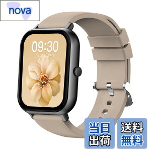 �y���������zMONOMAM �X�}�[�g�E�H�b�` ���f�B�[�X iphone�Ή� �A���h���C�h�Ή� ������ �����Y �����ʌv Line ���M�ʒm �F�FROSE BEIGE�A�T�C�Y�FClassic