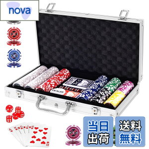 �y���������zGIANTEX �|�[�J�[�`�b�v 300�� 7�F �������� �J�W�m �|�[�J�[�Z�b�g �A���~�P�[�X ���t�� �_�C�X5�� �{�^�� �g�����v2�g �e�L�T�X�z�[���f���Ή� �J�W�m�`�b�v �`�b�v�Z�b�g �ƗV��