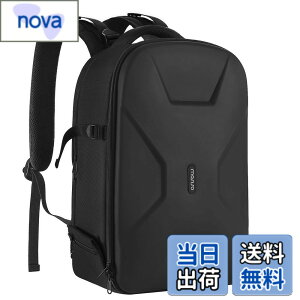 �y���������zMOSISO �J�����o�b�N�p�b�N �ی� �J�����o�b�O 15-16 �C���` ���� �O�r & ���b�v�g�b�v �R���p�[�g�����g�t�� �F�F�u���b�N�A�T�C�Y�F44 x 30 x 19 cm