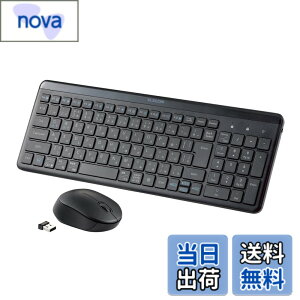 �y���������z�G���R�� ���C�����X�L�[�{�[�h ���� 2.4GHz �É� �e���L�[�t ���^�R���p�N�g Windows ChromeOS macOS�Ή� �u���b�N TK-QT30DMBK �F�F�u���b�N�A�T�C�Y�F�L�[�{�[�h�E�}�E�X
