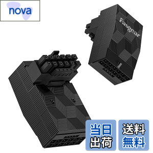 �y���������z12VHPWR�A�_�v�^�[90�x1�p�b�NFasgear���pPCI-e 5.0 16�s���d���A�_�v�^�[600W 12 + 4�s��GPU�I�X-���X�R�l�N�^GeForce RTX 3090Ti 4070Ti 4080 4090�O���t�B�b�N�J�[�h �ƌ݊���������܂� (�^�C�vA) 