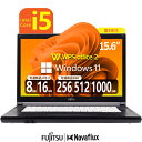 富士通 FMV LIFEBOOK A574 第4世代Core-i5 メモリ:8GB/16GB 新品高速SSD:256GB/512GB/1000GB Office付き Windows11 15.6インチワイド USB3.0 DVD-ROM 中古パソコン ノートパソコン