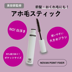 アホ毛スティック NOVAN POINT FIXER おくれ毛 前髪直し まとめ髪 前髪キープ ヘアスティック 人気 9g