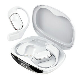 ワイヤレスイヤホン 左右分離型 完全ワイヤレスイヤホン 防水 Bluetooth5.3 耳かけ式 長時間再生 柔軟 通勤 外出 技適認証済み 遮音性 高品質 ヘッドホン Windows iOS Android iPhone 通話 自動ペアリング 長時間 在宅勤務 コンパクト スポーツ