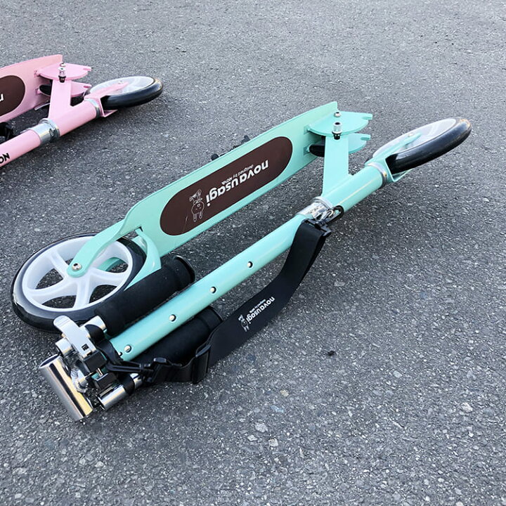 楽天市場】NOVAうさぎ キックスクーターかわいいロゴつきプレゼントに 