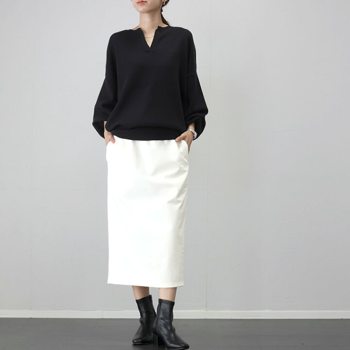 楽天市場】ボンディング裏起毛ペンシルスカート 【メール便不可  