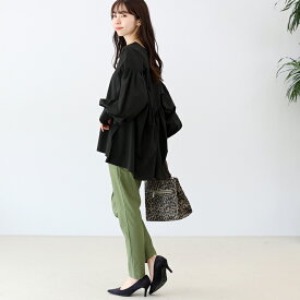 極伸びストレッチテーパードパンツ 【メール便可/ma3】ストレッチパンツ レディース ストレッチ パンツ 大人カジュアル テーパードパンツ 30代 40代 50代 楽ちん ウエストゴム