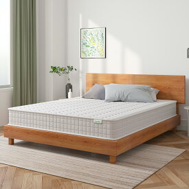 Novilla ポケットコイルマットレス シングル セミダブル ダブル クイーン 厚さ20センチ 線経2.0mm 高級スプリングマットレス 高密度ウレタン ベッドマットレス 硬い 固め 硬め 体圧分散 通気性 腰痛対策 高反発 NV0JC806