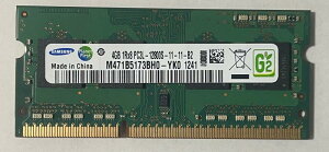 TX PC3-12800(DDR3-1600) SO-DIMM 4GB m[gPCp DDR3LΉf id1.35V  1.5V Ή)