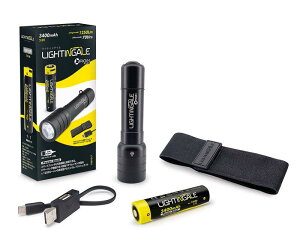 【 USB TYPE-C 】スマホ等にも給電できる充電池付【1250ルーメン】LEDフラッシュライト LTG1001