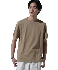 [ナノ・ユニバース] Anti Soaked 汗染み防止 クルーネック Tシャツ メンズ 夏服 汗染み防止Tシャツ 汗じみ 2024SS
