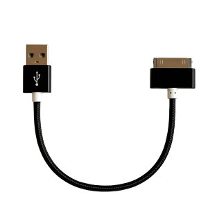 Basicest 25cm �Z�� iPhone 30�s�� Dock �R�l�N�^�P�[�u�� USB�[�d�E�f�[�^�ʐM�E�����p iPhone 4/4S/3G/3GS�AiPad 1/2/3�AiPod Nano/Touch �Ή�