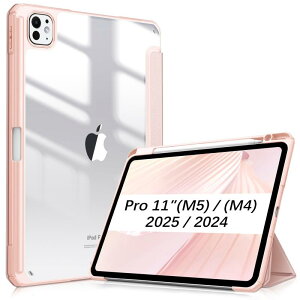 Fintie iPad Pro 11�C���`(M5/M4) �P�[�X 2025/2024 �����o�b�N�J�o�[ Apple Pencil ���[�\ Apple Pencil Pro���C�����X�[�d�Ή� �O�܃X�^���h �X���[�v�@�\ �y�� ���^ �����h�~ PU����