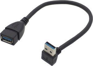I[fBIt@ USBP[u  USB3.2 Gen1 5Gbps L USB-A IX - USB-A X USB3.0 USB3.1 Ή L^A USBP[u ubN 20cm