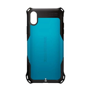 GR iPhone Xs P[X Ռz ZEROSHOCK X^_[h Ռzy̏Ռ{̂z iPhone XΉ u[ PM-A18BZEROBU