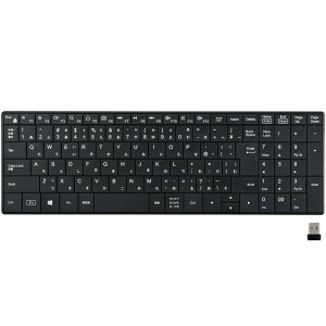 バッファロー 2.4GHz 無線 コンパクト キーボード PC/Windows/Mac 対応 リモート テレワーク 在宅