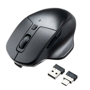 �T�����_�C���N�g Bluetooth�}�E�X �É� �[�d�� �}���`�y�A�����O 4�� iOS�Ή� 5�{�^�� �y�߂�/�i�ރ{�^�����ځz �u���[LED 400-MAWBT175