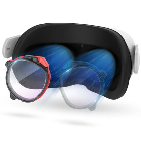 ZYBER 度付きレンズ Oculus Quest 2用の度付きレンズ、Meta Quest 2に適用する軽量磁気ABSフレーム、オキュラスクエスト2専用のブルーライトブロッキングレンズ