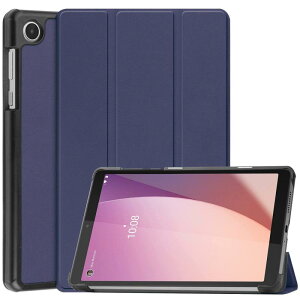 Huos NEC LAVIE Tab T8 T0855/GAS PC-T0855GAS 8インチ カバー ケース 2023 タンドケース 三つ折り マグネット開閉式 スタンド機能 折り畳み 薄型 衝撃吸収 超軽量 タブレット用