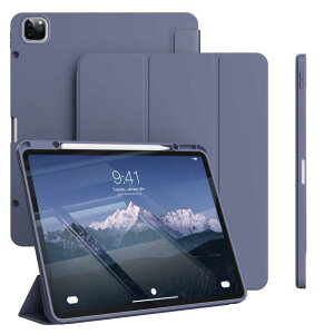 zoyu iPad Pro 12.9C` 62022/52021/42020 P[X Pencil[ ^y ϏՌ TPU\tgJo[ O܂X^h Pencil2ハCX[dΉ I[gX[v/EFCN@\