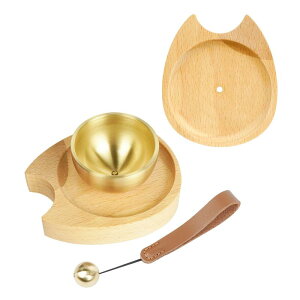 ATUSANO ペット 仏具 おりん 真鍮製 ペット 仏具 おりんセット 綺麗な音色 ペット 仏壇 おりん 天然木製 ペット供養 メモリアル ミニおりん コンパクト 動物 ペット かわいい