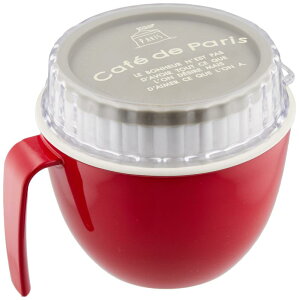 正和 Showa PARIS 弁当箱 マグランチ 2段 Cafe de Paris レッド 電子レンジ・食洗器対応 下段320ml/上段245ml 男性 女性 日本製 4979453