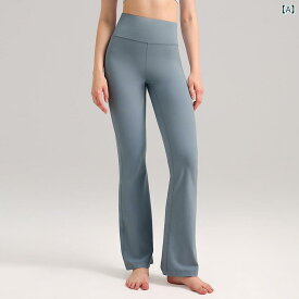 レディース ヨガパンツ 女性用 運動 高腰 ヒップアップ 腹収め フィット フルレングス フレアパンツ 超強伸縮 ナイロン 生地 接触冷感 軽量 通年 ランニング フィットネス ダンス トレッキング スイミング シーン ベルギーブルー グリーン オアシス