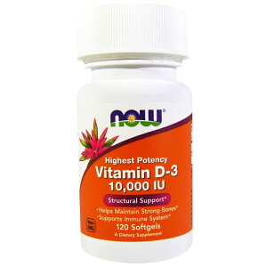 yVNow Foods̔X r^~D3 10000IU 120 JvZ iEt[YyNow FoodszVitamin D-3 10000IU 120CAPS