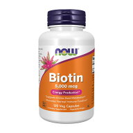 ★楽天Now Foods公式販売店★ ビオチン 5000mcg 120粒 ベジカプセル 美容 ナウフーズ【Now Foods】Biotin…