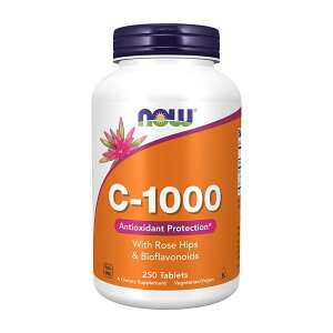 yVNow Foods̔X r^~C-1000 with [Yqbv oCIt{mCh 1000mg 250 ^ubg iEt[YyNow FoodszVitamin C-1000, 250 Tablets