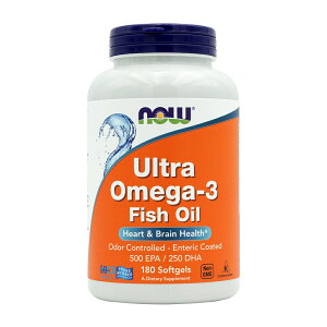 ���y�VNow Foods�����̔��X�� �E���g���I���K3 180�� �\�t�g�W�F�� �i�E�t�[�Y DHA&EPA �h�R�T�w�L�T�G���_ �G�C�R�T�y���^�G���_ �I���K3�yNow Foods�zUltra Omega-3 180 Softgels