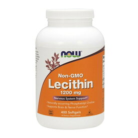 ★楽天Now Foods公式販売店★ レシチン 1200mg 400粒 ソフトジェル ナウフーズ【Now Foods】Lecithin 1200 mg 400 Softgels