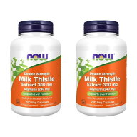 ★楽天Now Foods公式販売店★ 2個セット ミルクシスル シリマリン ダブルストレングス 300mg 200粒 ベジ…
