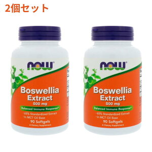 ���y�VNow Foods�����̔��X�� 2�Z�b�g �{�X�E�F���A�G�L�X 500mg 90�� �\�t�g�W�F�� �i�E�t�[�Y�yNow Foods�zBoswellia Extract 500mg 90 Softgels