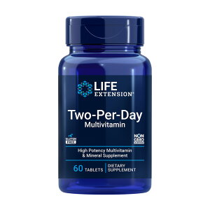 Life Extension, Two-Per-Day Multivitamin, 60Tablets