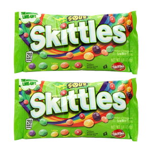 �y���������z 2�Z�b�g �L�����f�B�[ �T���[ 51g �X�L�b�g���Y �� ���َq �X�i�b�N�ySkittles�zSkittles, Sour 1.80 OZ