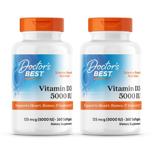 yz 2Zbg r^~D3 5000IU 360 \tgWF hN^[YxXgyDoctor's BestzVitamin D3 5000 IU, 360 Softgels
