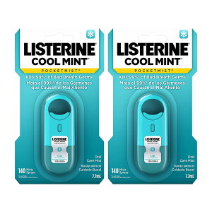 yz 2Zbg |Pbg ~Xg N[~g 7.7ml Xe I[PA L }EXXv[yListerinezPocket Mist Cool Mint 7.7 ml 2set