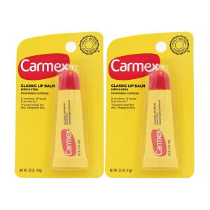 �y���������z 2�Z�b�g �N���V�b�N ���b�v�o�[�� 10g �J�[���b�N�X ���b�v�yCarmex�zClassic Lip Balm Medicated 0.35 oz