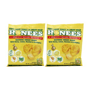 �y���������z2�Z�b�g �n�j�[�������� 20���� �z�[�j�[�Y �̂� �L�����f�B�[ ���yHonees�zCough Drops, Honey Lemon 20Drops