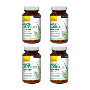 �y���������z 4�Z�b�g �r�I�`�� �}�L�V�w�A�[�v���X 5000mcg PABA�t���[ 120�� �x�W�J�v�Z�� ���e �J���g���[���C�t�yCountry Life�zMaxi Hair Plus Biotin 5,000 mcg PABA-free 120 Vegicaps 4set