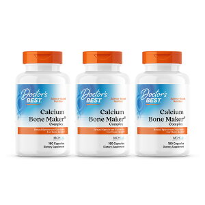 yz 3Zbg JVE {[[J[ RvbNX 180 JvZ hN^[YxXgyDoctor's BestzCalcium Bone Maker Complex with MCHCal, 180 Capsules