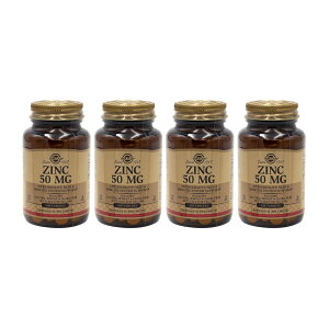 �y���������z4�Z�b�g ���� 50mg 100�� �^�u���b�g�\���K�[�ySolgar�z Zinc 50 mg 100 Tablets 4set
