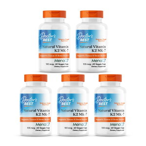 yz 5Zbg VRr^~ r^~K2 MK-7 iQ7z 100mcg 60 xWJvZ hN^[YxXgyDoctor's BestzNatural Vitamin K2 MK-7 with MenaQ7 100 mcg, 60 Veggie Caps