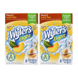 yz 2Zbg hN XeBbN s[`ACXeB[ VK[t[ 8{  C[YCg yWyler's LightzSingles to Go Drink Mix Peach Iced Tea Sugar Free 8 Sticks