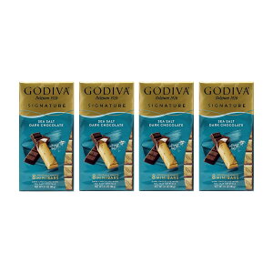yz 4Zbg VOl`[ V[\g _[N`R[g 8 ~jo[ 90g SfBo Mtg NX}X v[g `R َqyGodivazSignature Sea Salt Dark Chocolate 8 Mini Bars,