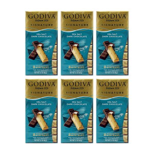 yz 6Zbg VOl`[ V[\g _[N`R[g 8 ~jo[ 90g SfBo Mtg NX}X v[g `R َqyGodivazSignature Sea Salt Dark Chocolate 8 Mini Bars,