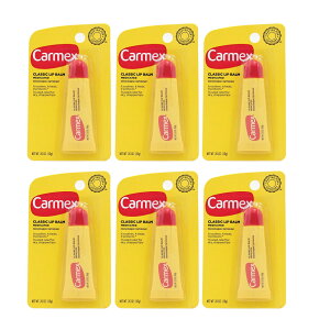�y���������z 6�Z�b�g �N���V�b�N ���b�v�o�[�� 10g �J�[���b�N�X ���b�v�yCarmex�zClassic Lip Balm Medicated 0.35 oz